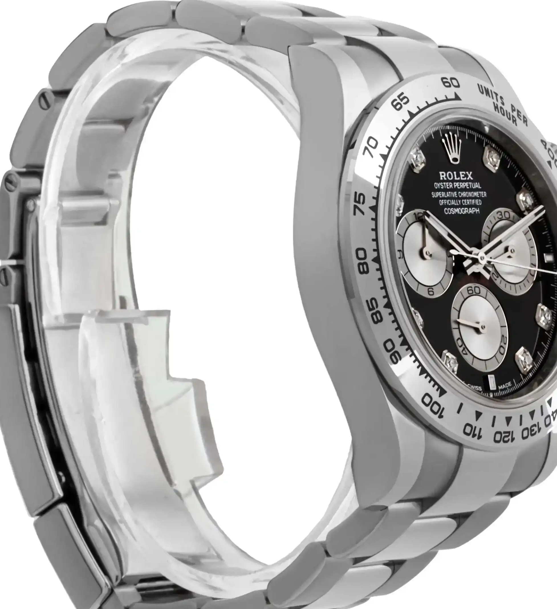 PrestigiousJewelrys Gold Daytona 126509 White Rolex 0627